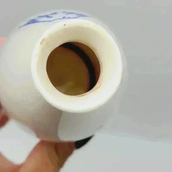 Vintage 1940's Mt Fuji Japan Small Sake Bottle with Cork Empty - Picture 7 of 8